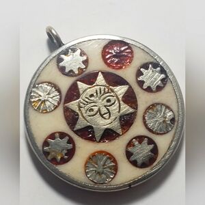 Vintage Handcrafted Bone Necklace Pendant (3 For $20 SALE)